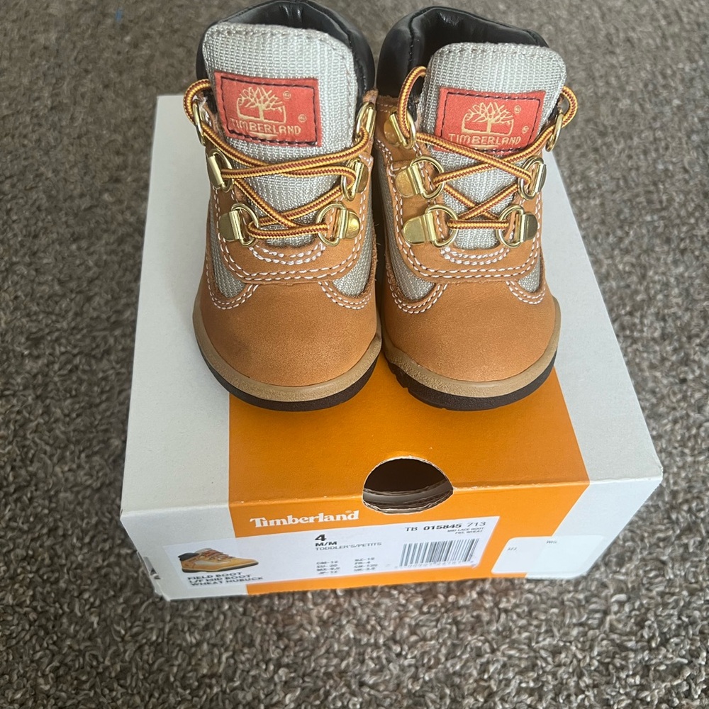 Timberland Kids Brown and Black Boots